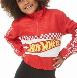 Girls Hot Wheels Pullover Windbreaker Jacket 5/6
